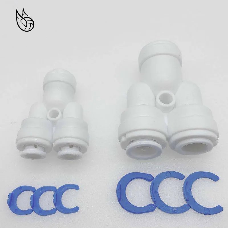 Y образный штуцер для системы обратного осмоса Быстроразъемное Соединение