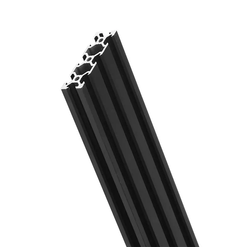 1 шт. чёрный 2060 в слот европейский стандарт анодированный алюминиевый профиль для