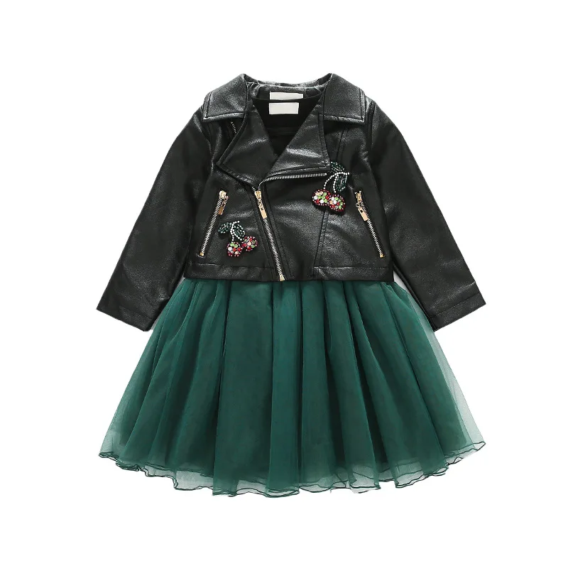 Детские комплекты одежды для маленьких девочек Осенняя детская одежда топ