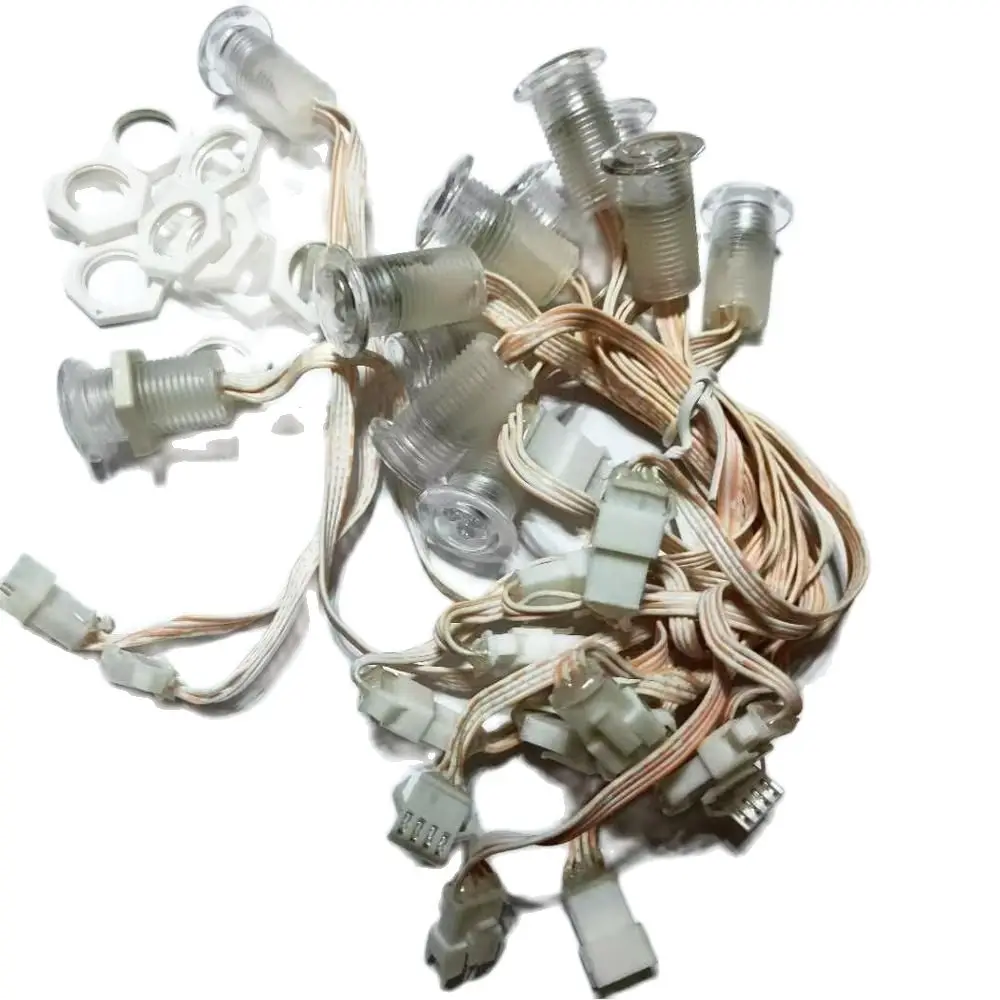 20pcs waterproof 0.3w rgb led bathroom room light with 1pc controller and adpater | LED Bulbs &amp Tubes