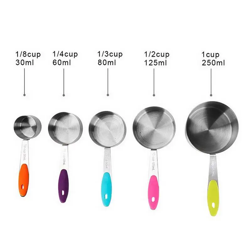 

10Pcs Measuring Spoon Set Stainless Steel Measuring Cup Spoon For Baking Tea Coffee Kitchen Measuring Utensils Kitchen Tools