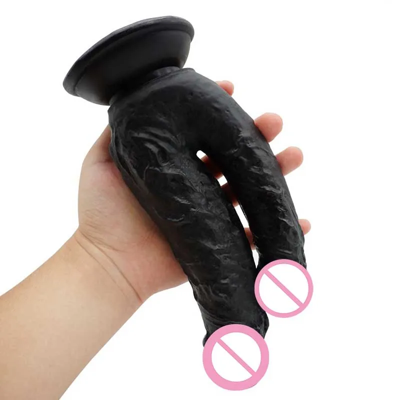 Огромный фаллоимитатор реалистичный большой пенис двусторонний Супер длинная