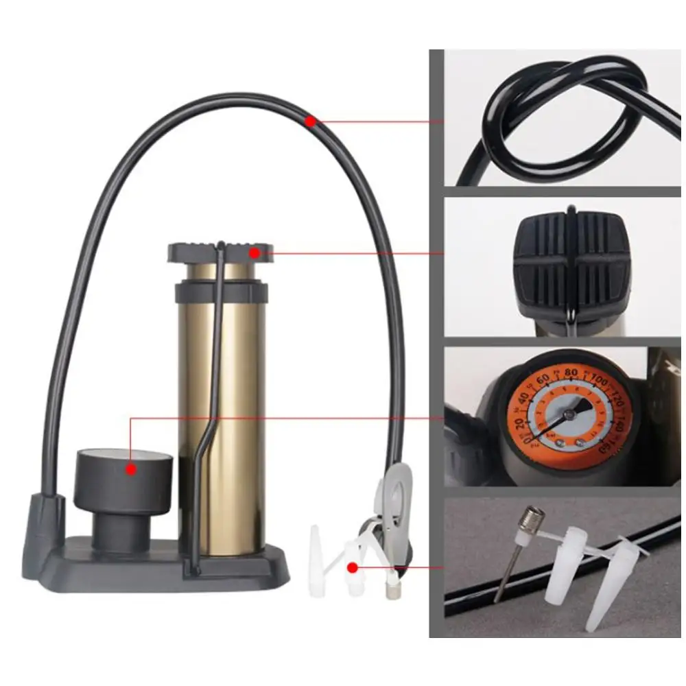 

Mini Portable High-Strength Air Pump Bike Inflator Super Lightweight MTB Road Bike Cycling Pump Bicycle Accessories NEW