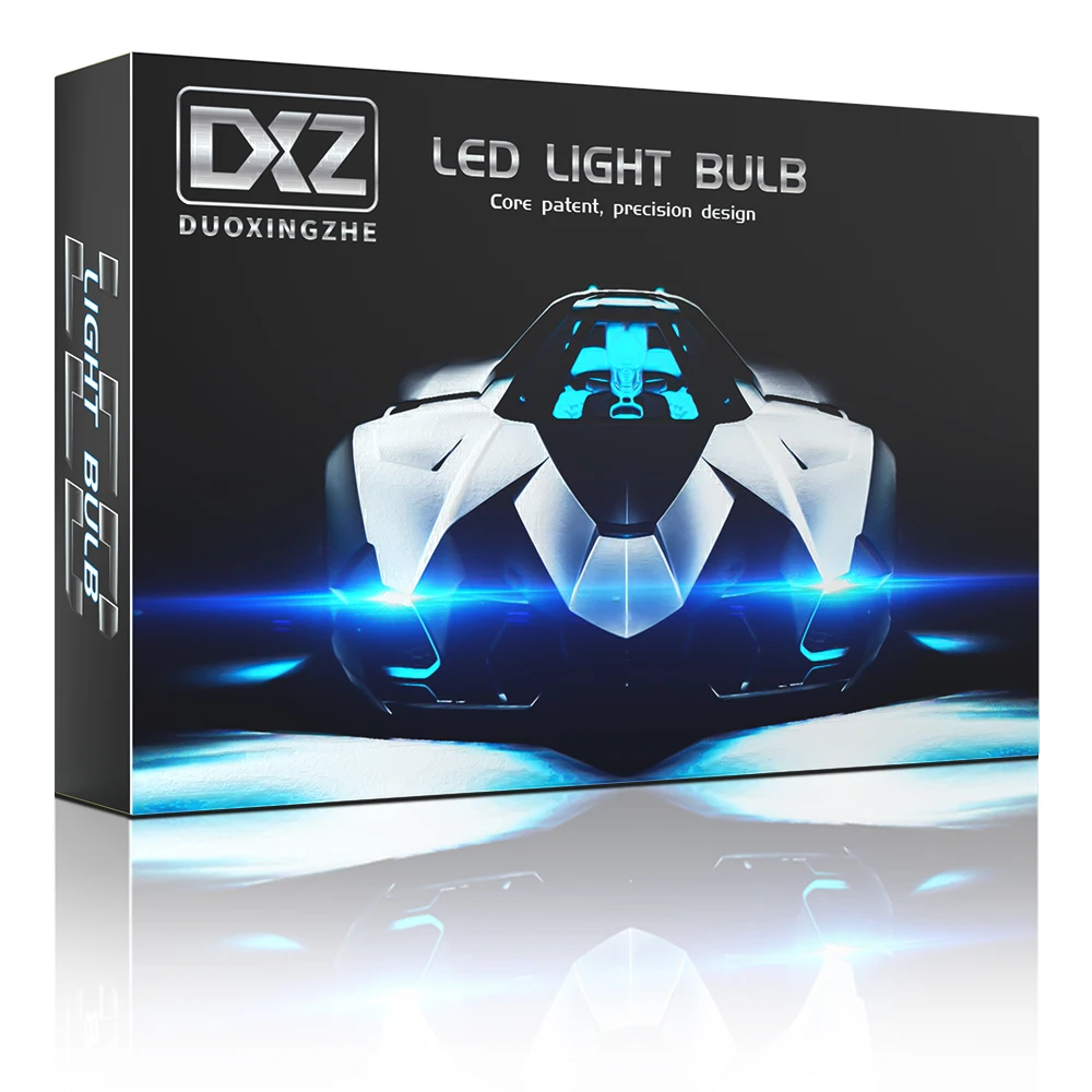 DXZ 200 шт. T10 светодиодный ные автомобильные W5W лампы 10 SMD CAN шина 168 194 6000K 12 В Белый