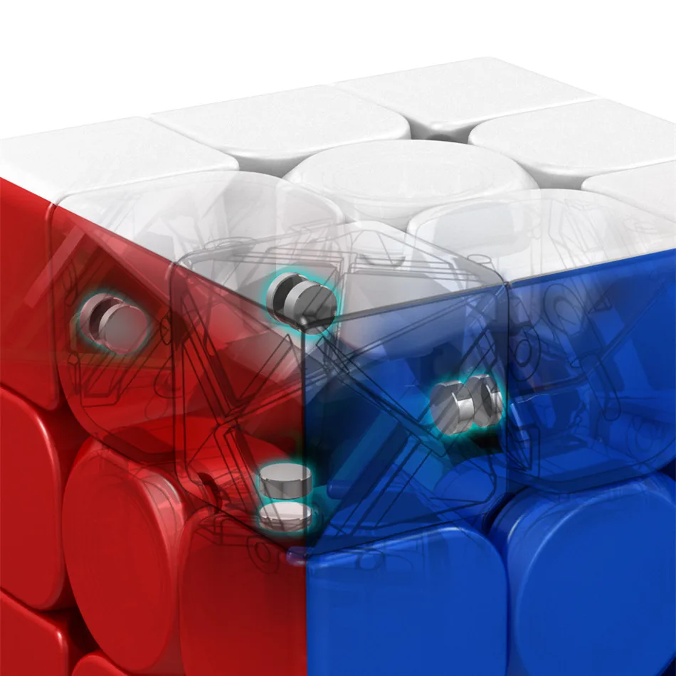 MoYu Meilong 4 M 4x4x4 Магнитный магический куб 4x скоростной Обучающие головоломки