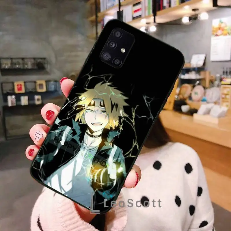 

Denki Kaminari My Boku No Hero Academia Phone Case For Samsung A32 A51 A52 A71 A50 A12 A21S S10 S20 S21 Plus Fe Ultra