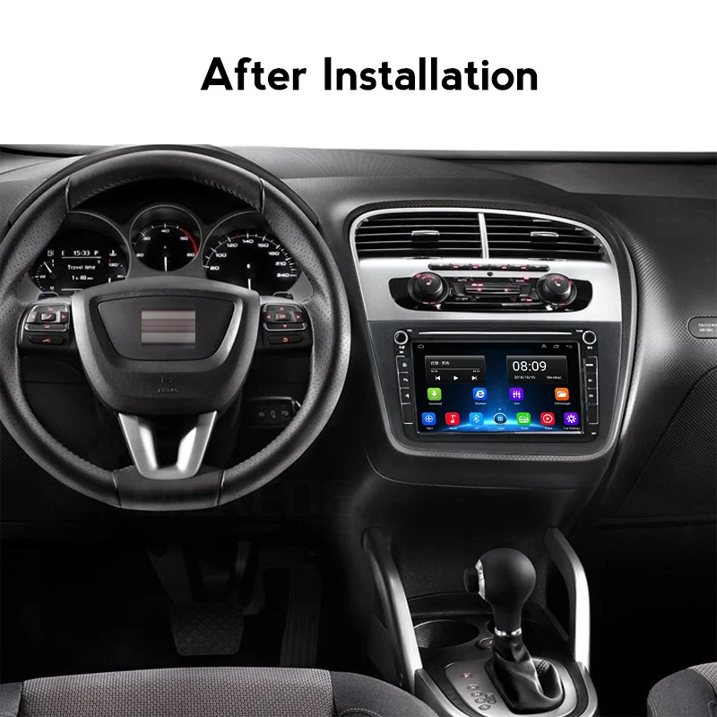 Склад в Европе! Автомагнитола 2 Din на Android для Seat Altea XL 2004 2015 Толедо 2003 2009 GPS