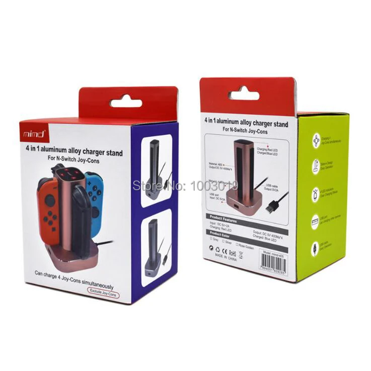 Аксессуары для док-станции Nintendo Switch металлическое зарядное устройство