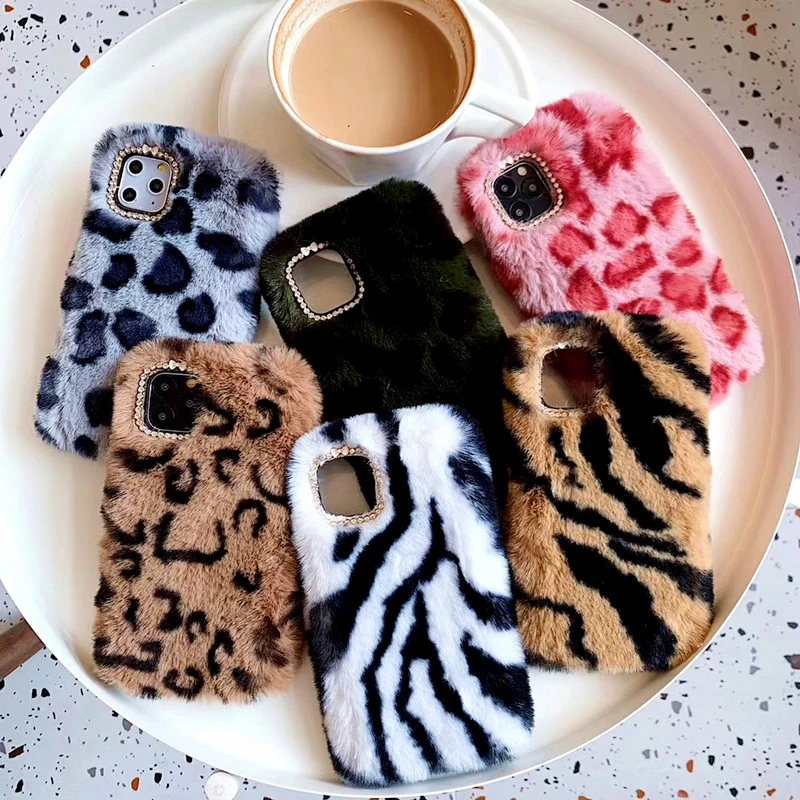 3D Алмазный Леопардовый плюшевый чехол для телефона Samsung Galaxy S8 S9PLUS S5 S6EDGE PLUS S7 EDGE S9 A5