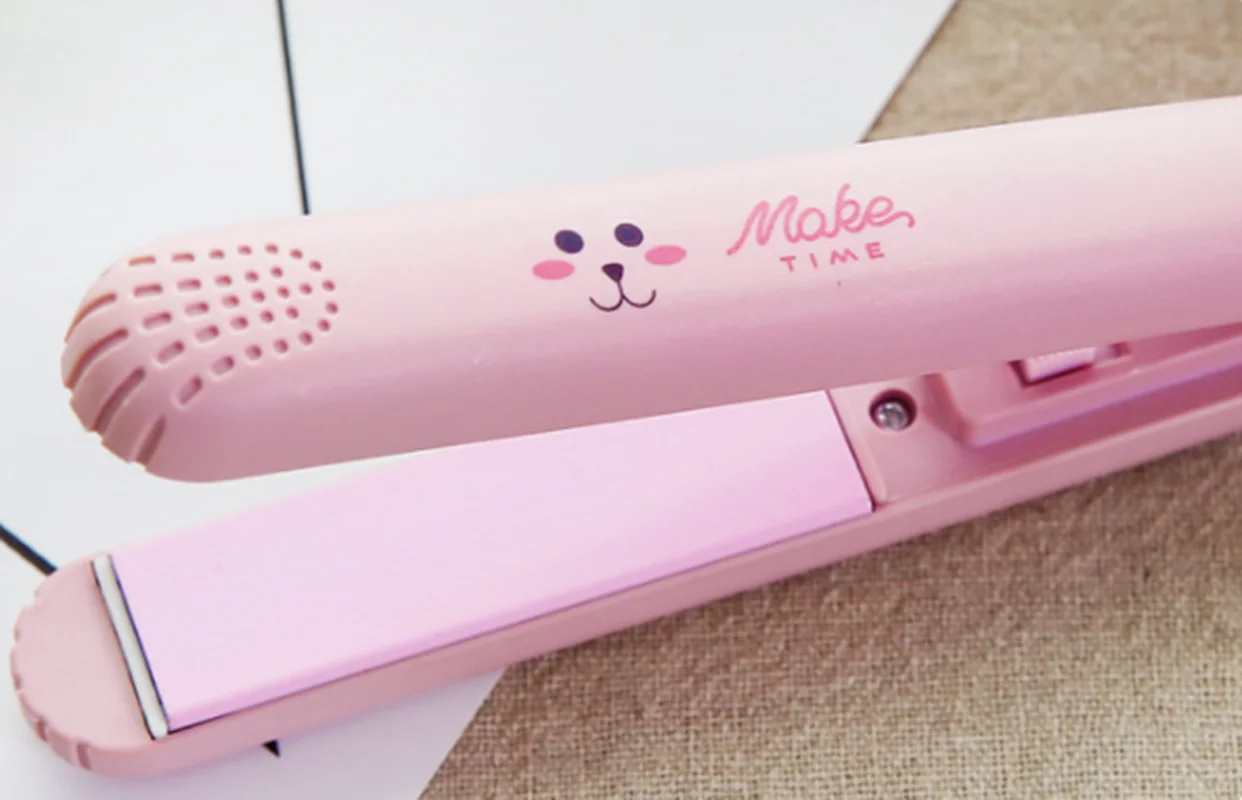 

Mini Splint Straighten The Bangs Splint Straight-roll Dual-use Does Not Hurt The Hair Buckle Rapid Heating Push Button Switch