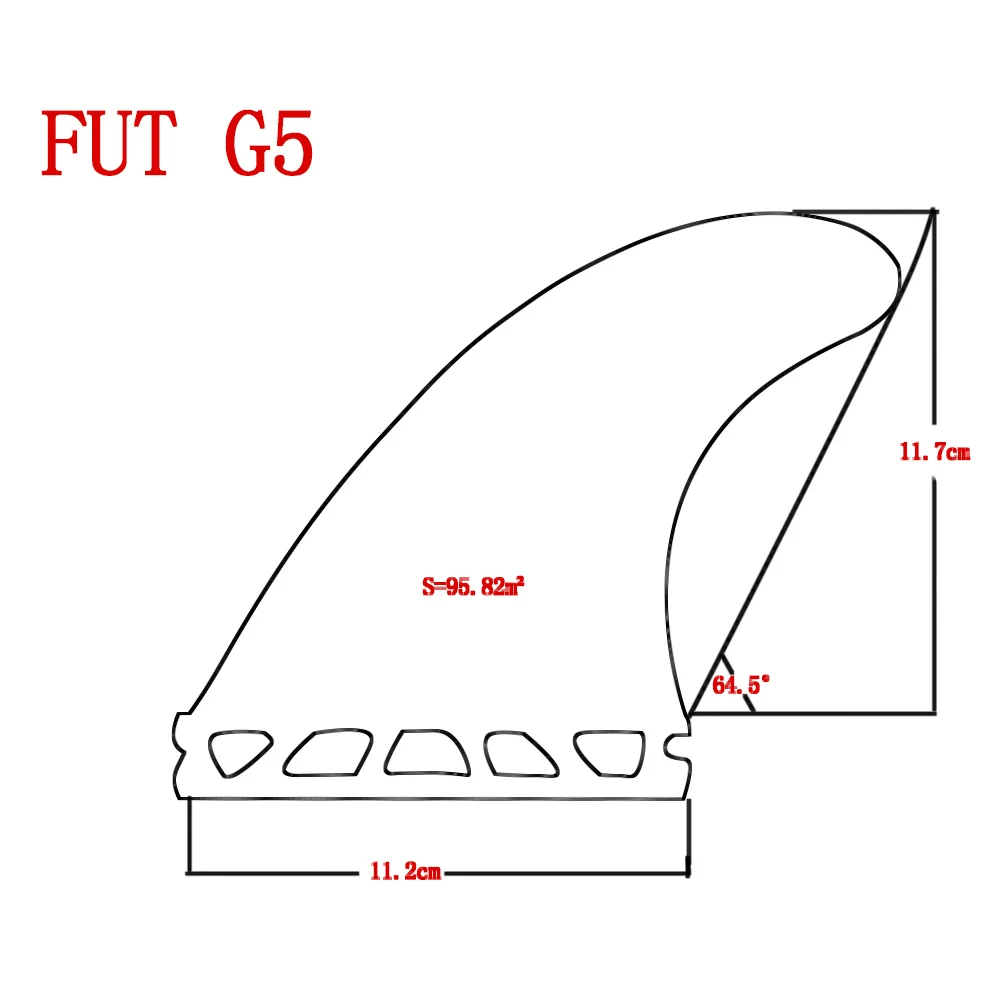 Плавники будущего G5/G7 из углеродного волокна Barbatana плавник для серфинга Thruster
