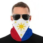 Шарф-снуд мужской, универсальный, с флагом Филиппин, эластичный