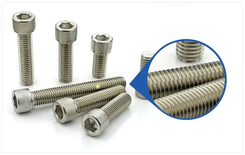 304 Stainless Steel hexagonal Socket Head Cap Screw DIN912 Cheese Hex Bolt M4 M5 M6 10PCS | Обустройство дома