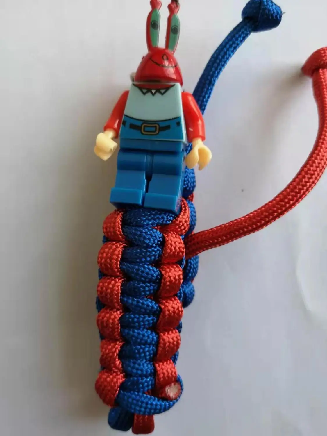 mister crab Buzz Lightyear Paracord браслет для детей супергерой Железный человек розовый Бэтмен Дарт Вейдер кролик Единорог строительные блоки кирпичи игрушки - Metal Color: mister crab