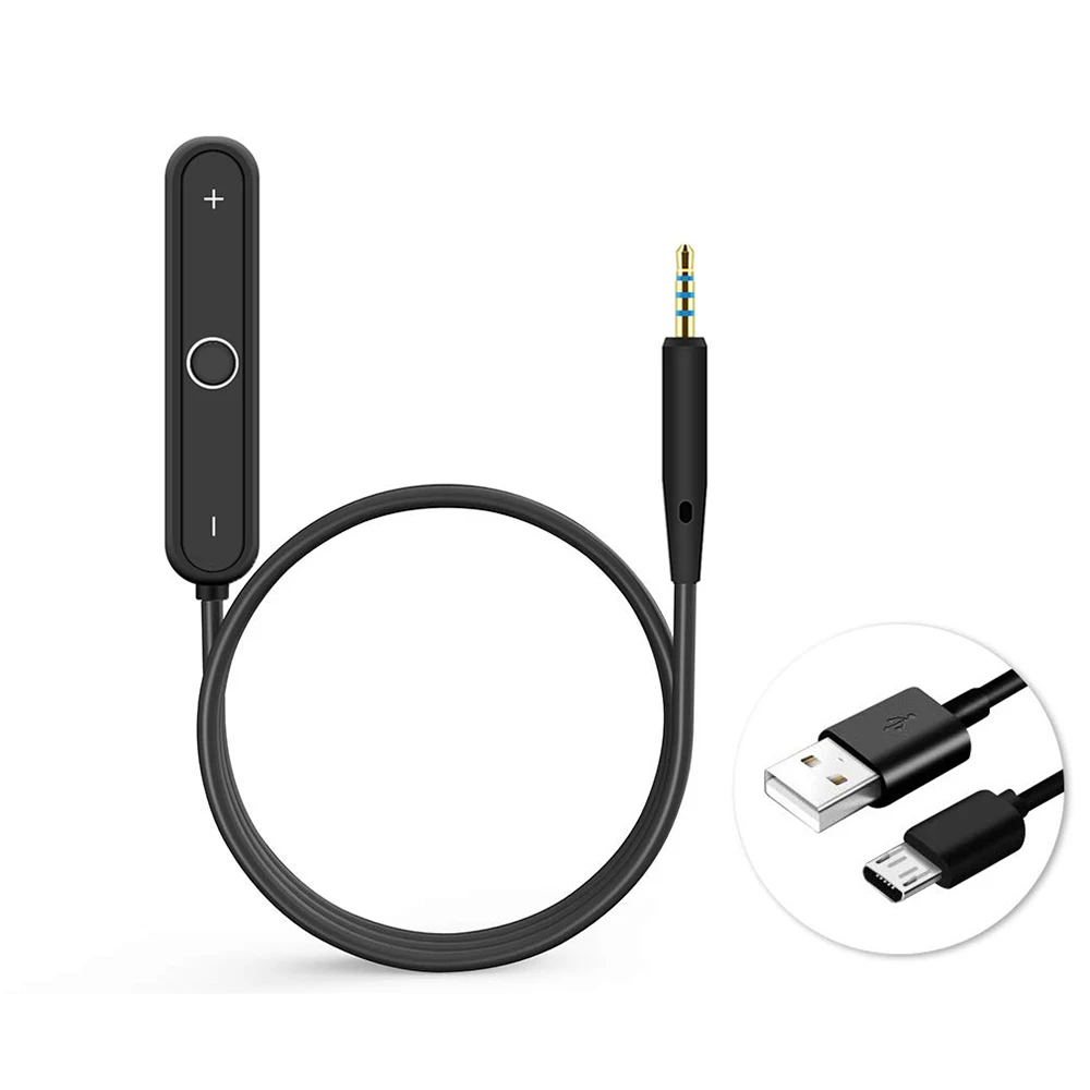 

Bluetooth 5.0 Stereo Audio Adapter Wireless Handsfree Receiver for Bose QuietComfort 25 QC25 OE2 Headphones