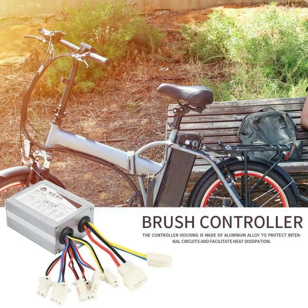 

350W/500W 12V, 24V, 36V, 48V Elektrische Fahrrad Pinsel Controller auf Für Elektrische DC Motor Roller E-bike Controller Bo X6V2