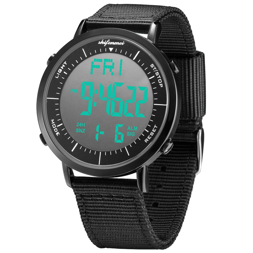 Часы наручные для мужчин и женщин спортивные цифровые светодиодные