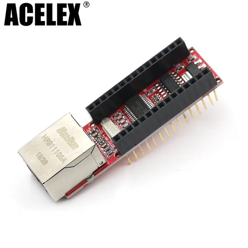 Nano V3 Ethernet щит ENC28J60 микрочип HR911105A веб сервер плата модуль для Arduino 3 0|Регуляторы