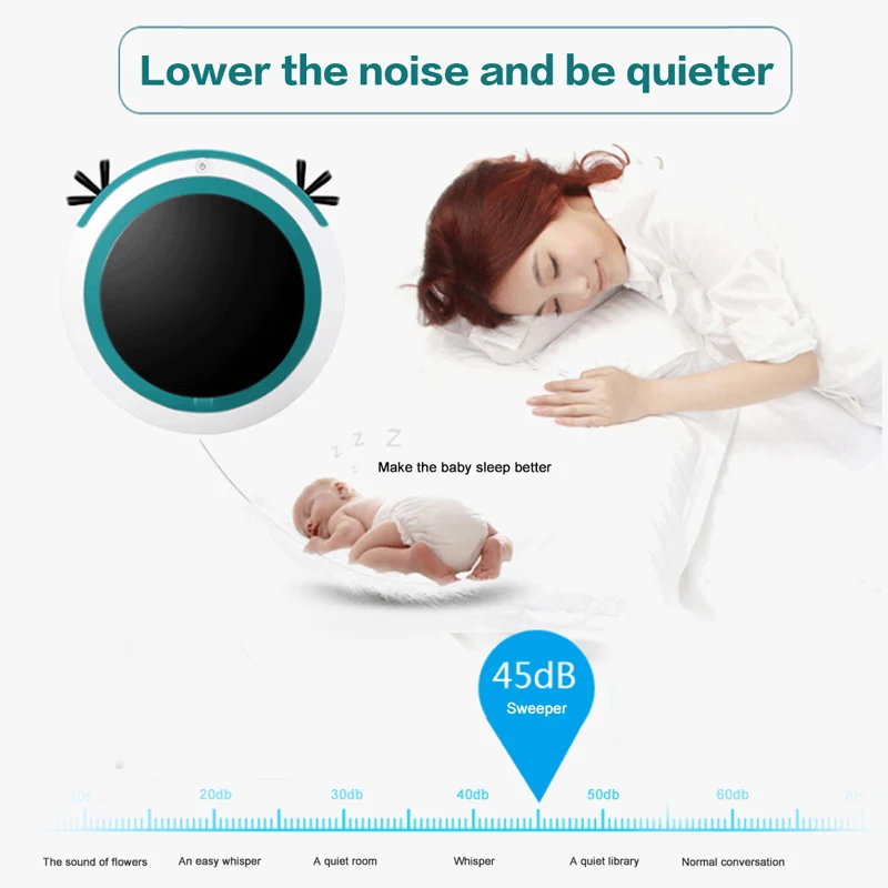 Умный Автоматический робот пылесос 220 В сухая и влажная подметальная машина
