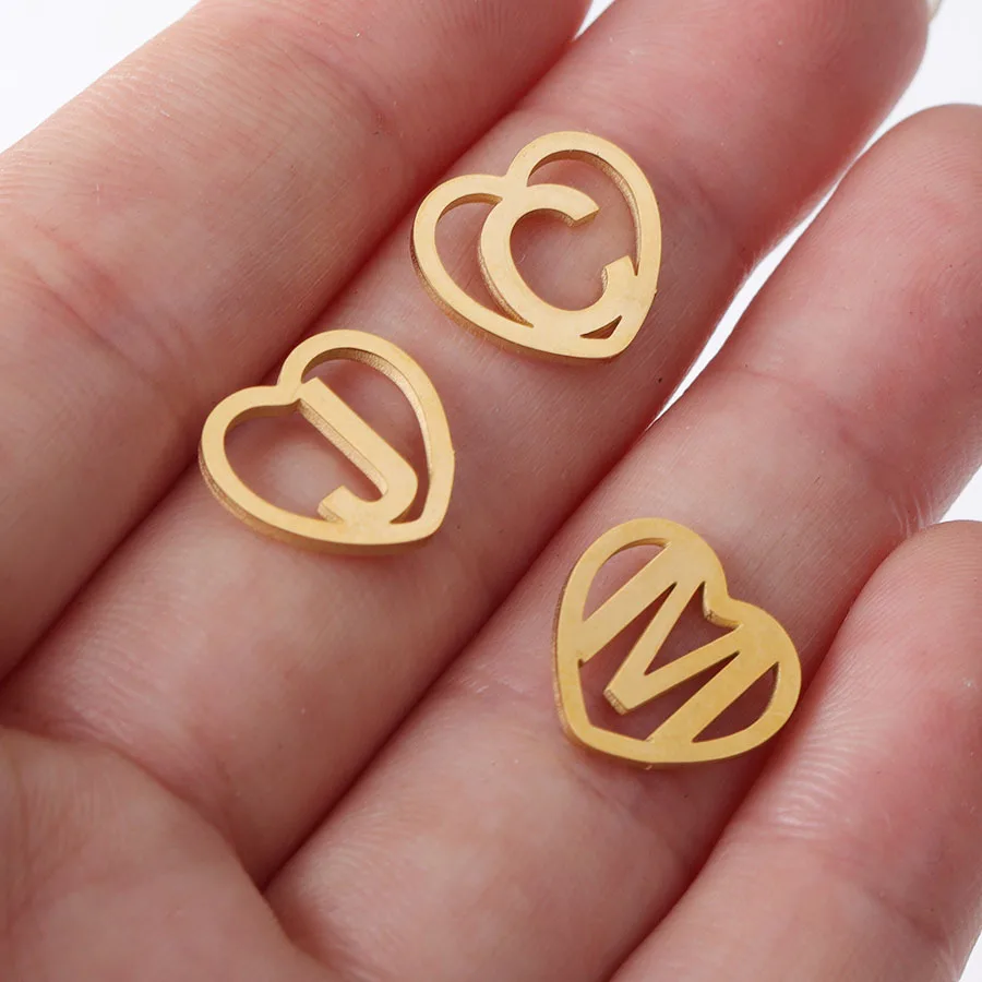 5 шт. подвески в виде букв алфавита из нержавеющей стали|Цепочки| |