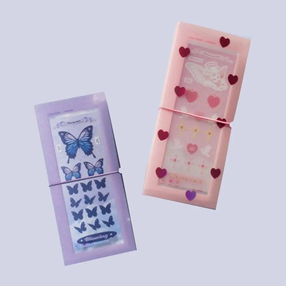 

1pc Bandage Storage Book Storage Portable Transparent Banknote Hand Account Decoration Storage Album Organizer File Cards