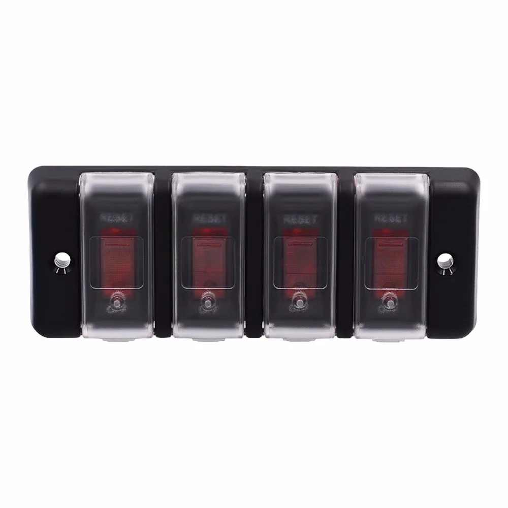 1 шт. 4 комплекта 12 В панель переключателя двойное зарядное устройство USB