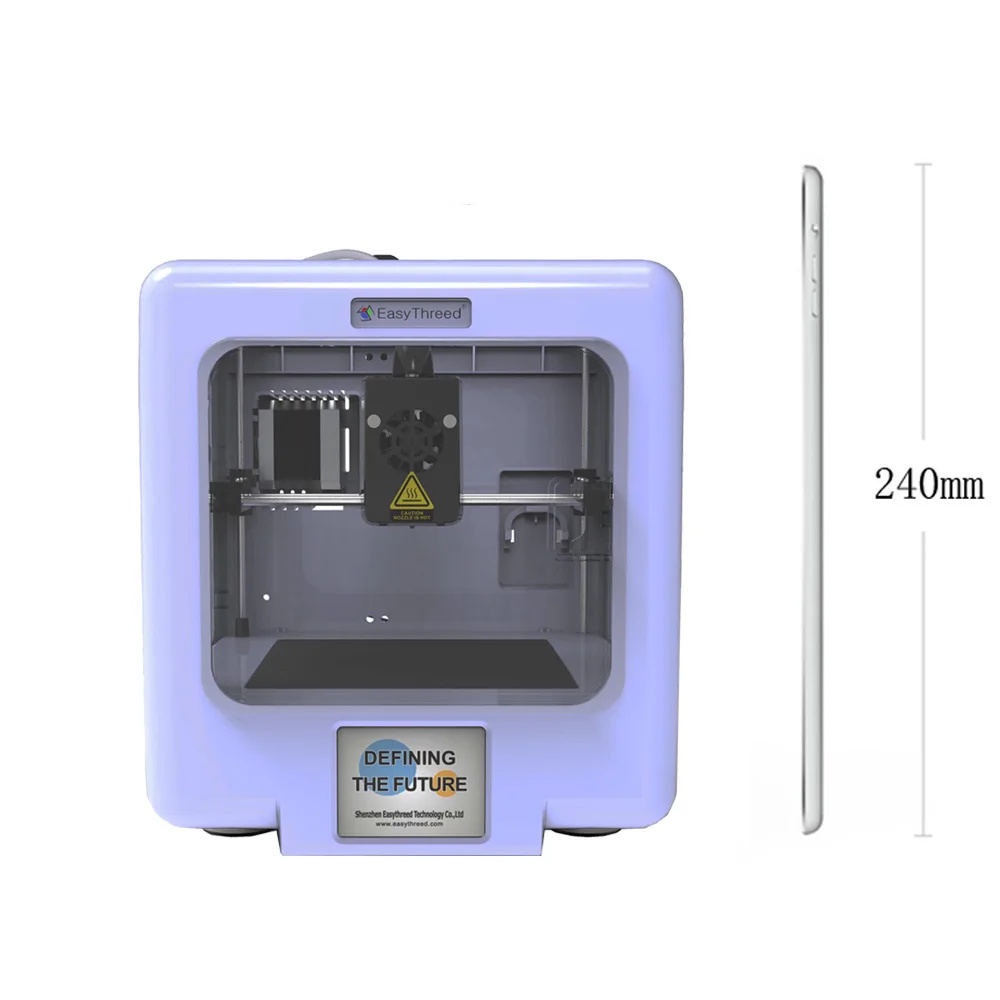 Водонепроницаемый портативный мини принтер 3D с белым экраном сделай сам одним
