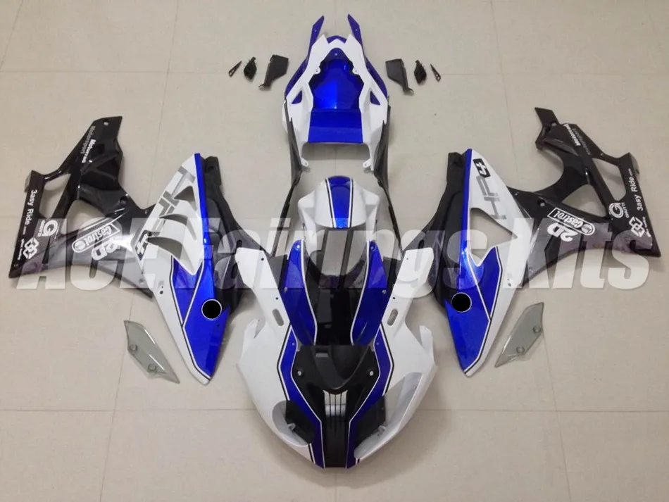 

Новый ABS весь обтекатели комплект Подходит для BMW S1000RR 2009 2010 2011 2012 2013 2014 09, 10, 11, 12, 13, 14, hp4 кузов комплект синего и белого цвета