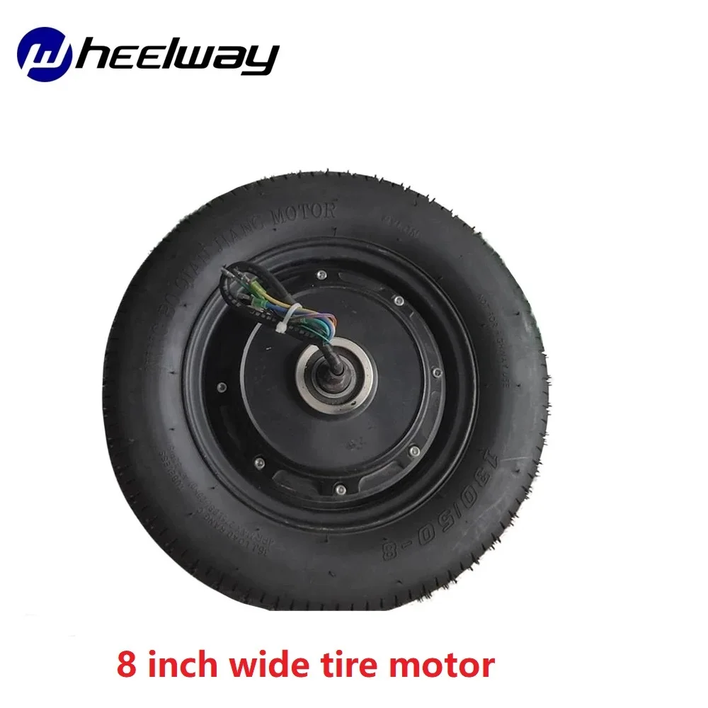 

8 inch 48V60V800W1200W large wide tire hub motor, two-wheel high speed 30KM/H tire 130-50-8 brushless motor