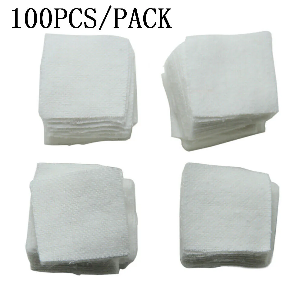 Патчи хлопковые чистящие для ружья 100 шт. 1 дюйм x белые строительной винтовки 22