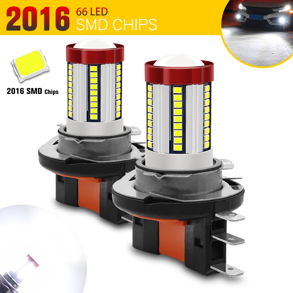 2 шт. светодиодные лампы H15 2016 SMD 6000K|Передние LED-фары для авто| |