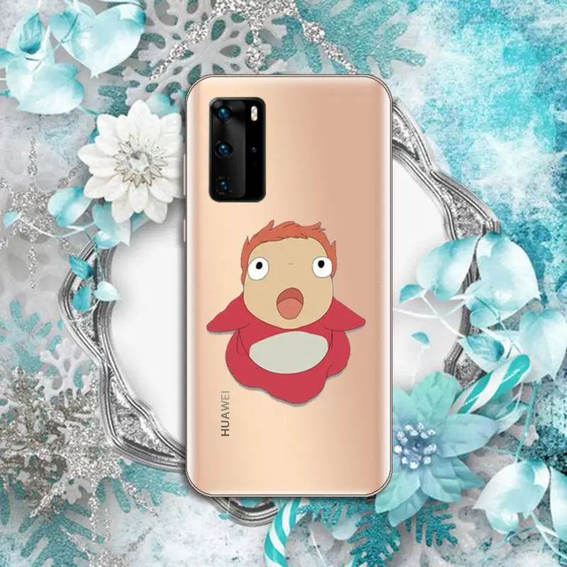 

Cute My Neighbor Totoro Spirited Away Phone Case Transparent for Huawei P honor 8 10i 20 30 40 smart 2019
