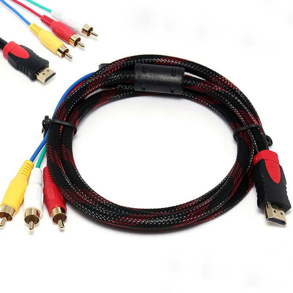Кабель удлинитель с HDMI разъемом (папа) на 3 RCA 5 футов|Кабели передачи данных| |