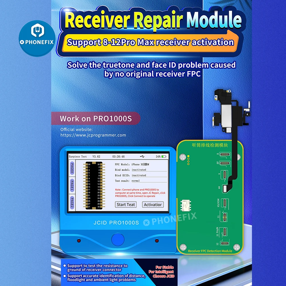 Плата для динамика JC приемник FPC модуль обнаружения JCID гибкий кабель iPhone X XSMAX 11 11pro
