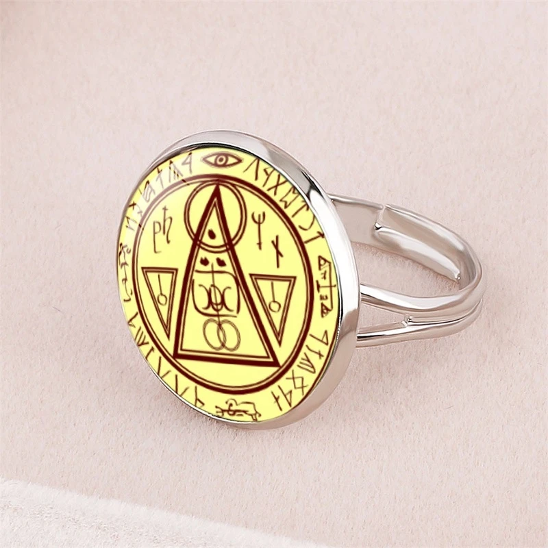 Новый бесшумный значок в виде горы Открытое кольцо периферийная игра ювелирные