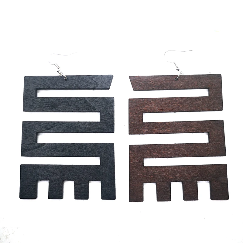 Бесплатная доставка! 5 пар/лот 2016 африканские деревянные серьги | Украшения и