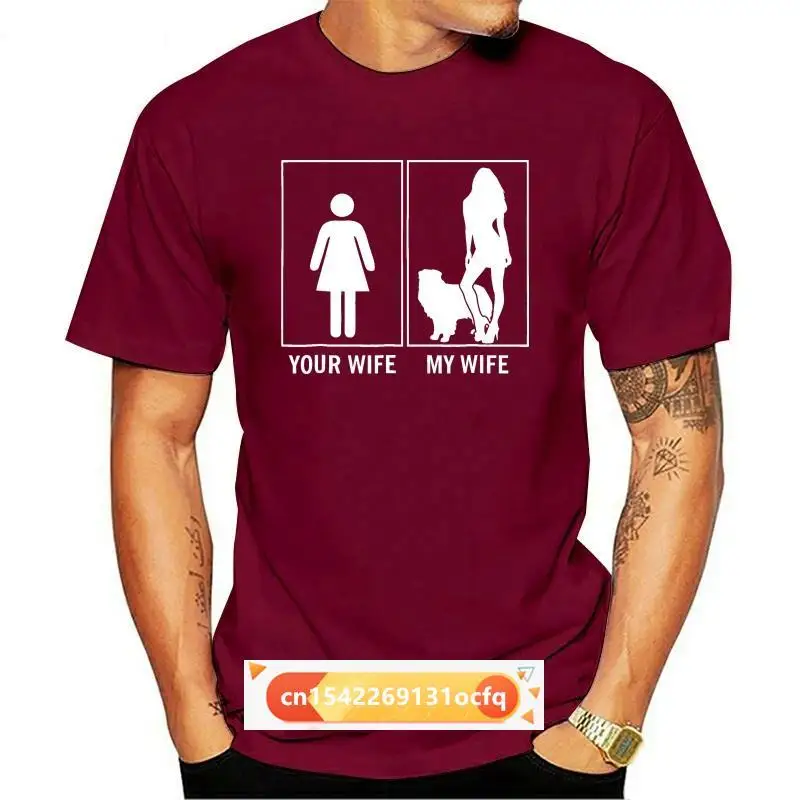 

T-Shirt-Black Wife Australian Shepherd Your Wife My Dog Lovers T-Shirt-Women's