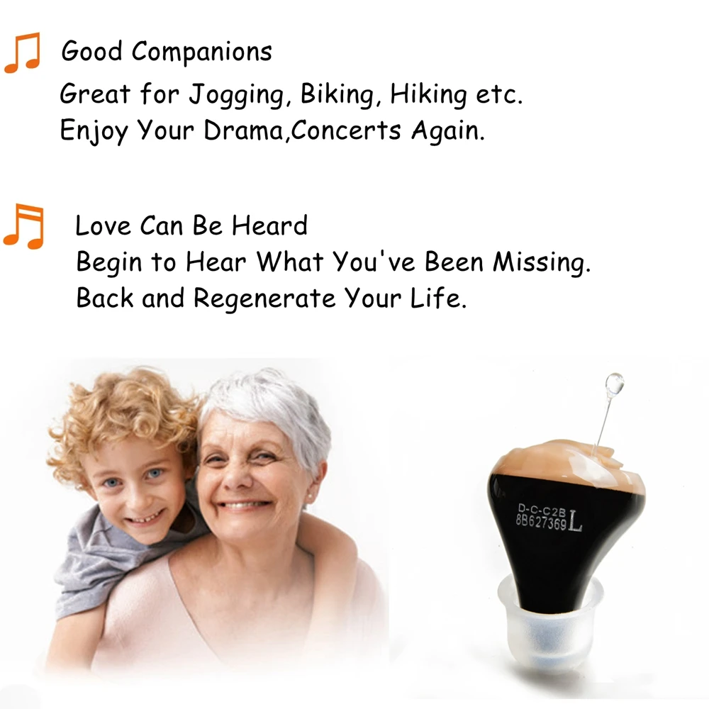 LW F01 слуховой аппарат с шумоподавлением Регулируемый регулятор громкости