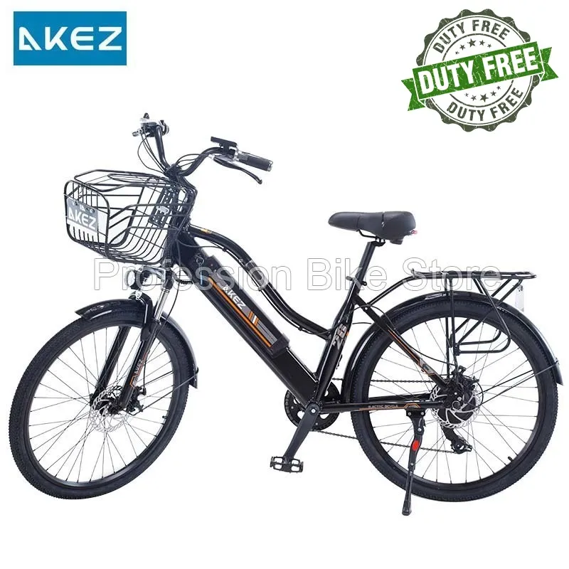 

Электровелосипед AKEZ для взрослых, 350 Вт, 36 В, 10 Ач, колеса 26 дюймов, 7 скоростей, Электромобиль, дорожный горный велосипед, литиевый аккумулято...