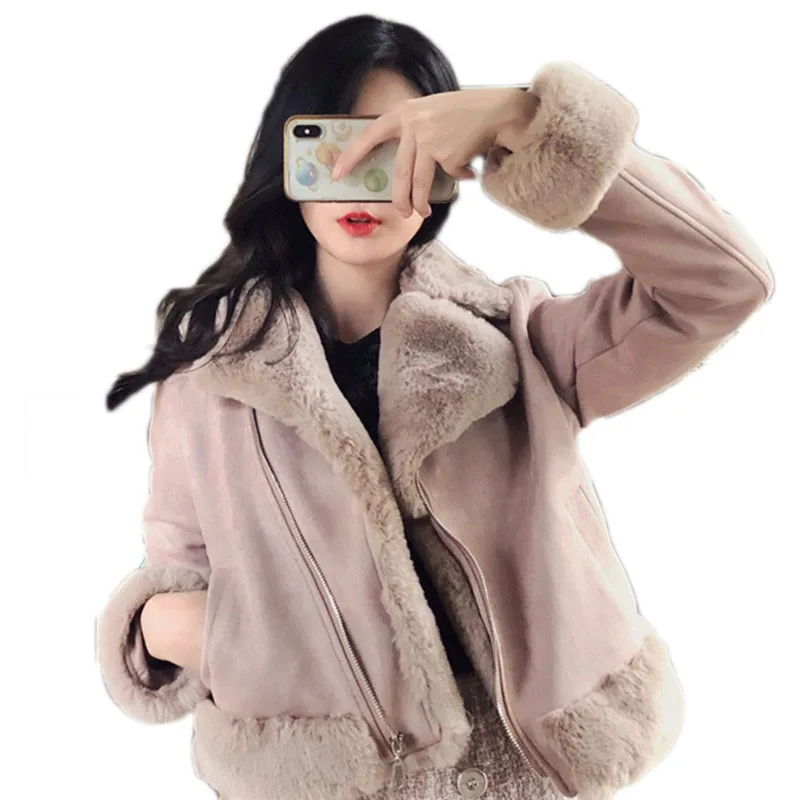 Байкерская куртка новая осенне зимняя Милая приталенная короткая мотоциклетная