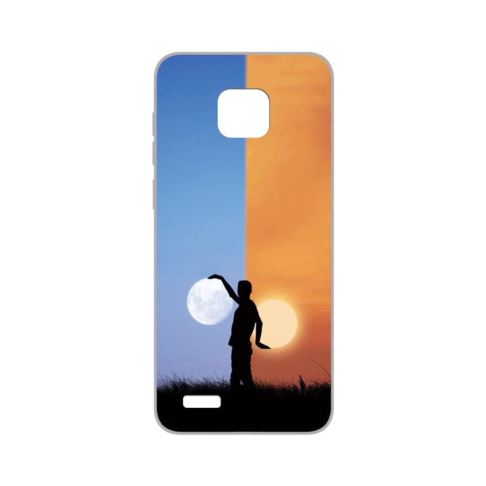 53 GUCOON Silicone Cover for Ulefone Note 7 S11 6.1inch Case Soft TPU Protective Phone Case Cartoon Wolf Flower Cat Bumper Shell - Цвет: 53