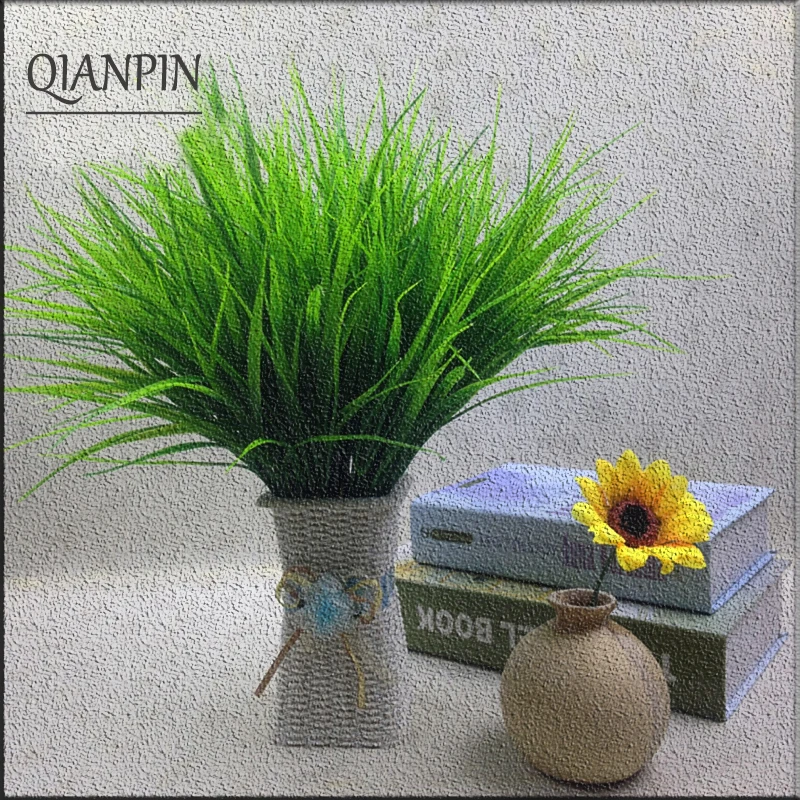 

Fake Grass Artificial Green Grass Plastic Simulation Plants Grass Spring Grass Aquarium Fish Tank Landscape Home Decorations