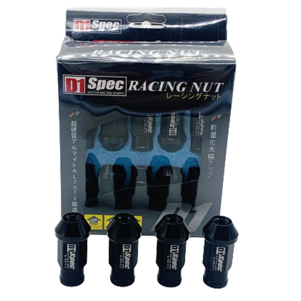 20 шт. Универсальный Автомобильный Колесные гайки D1 Spec Jdm Алюминий 50 мм 40 колеса