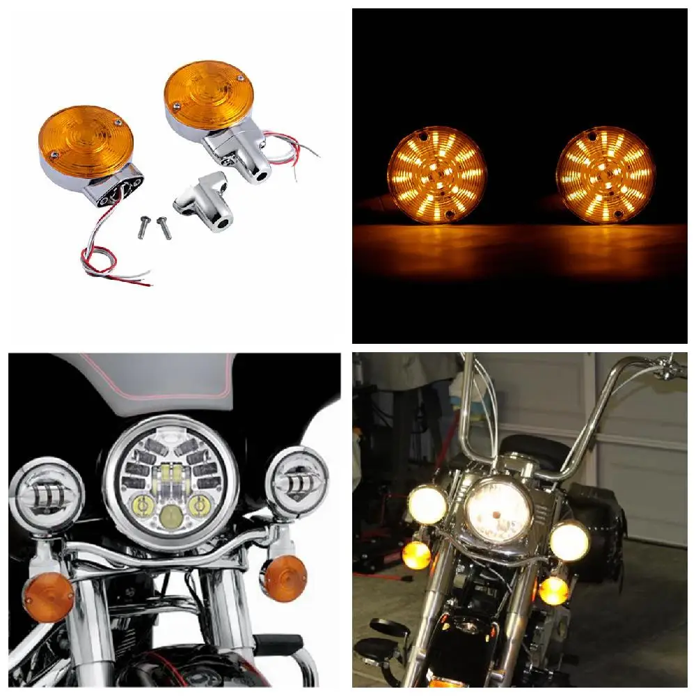 Светодиодные поворотники для мотоцикла вспомогательные лампы дальнего света