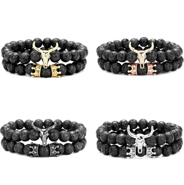 

2 шт./лот 8 мм ox Корона Золото Серебро Медь cz цирконий бусины Чешский браслет каменные браслеты df3d