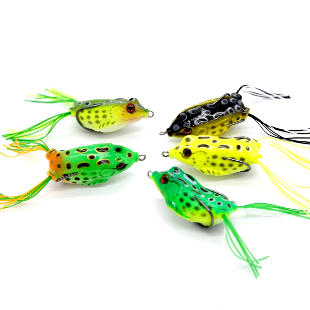 

New Arrival Top Water Artificial Frog Lure 5g 8g 12g Fishing Soft Lure Floating Fishing lures Soft Frog Lure