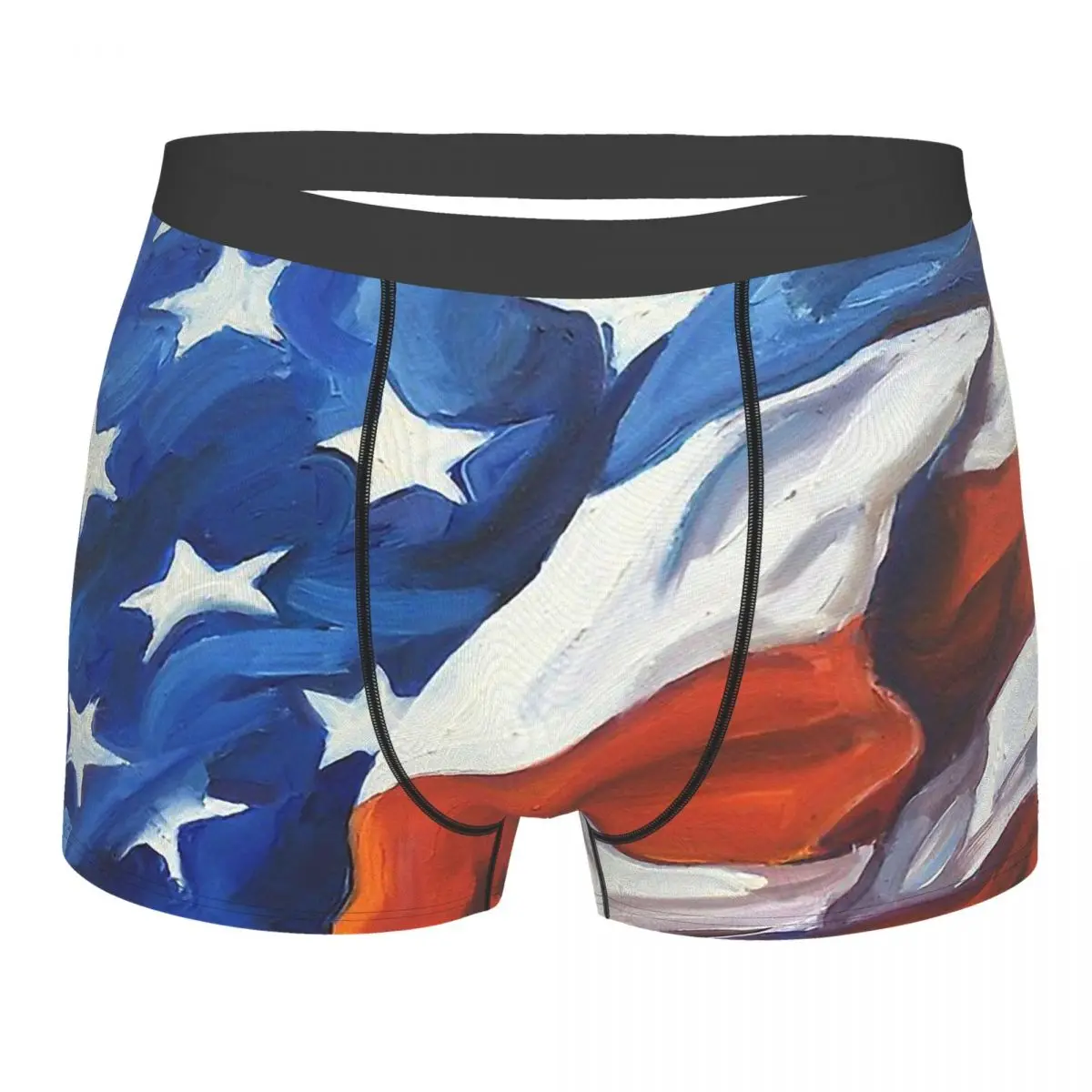 Флаг первая американская страна трусы дышащие мужское нижнее белье шорты с