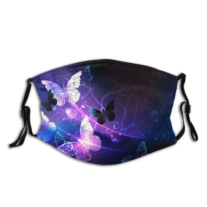 Моющиеся ночные бабочки губ маска для лица от насекомых против пыли защитный