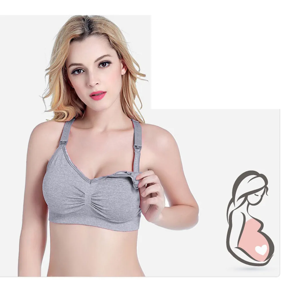 

2021 Breastfeeding Bras Maternity Nursing Bra for Feeding Nursing Underwear Clothes for Pregnant Women Soutien Gorge Allaitement