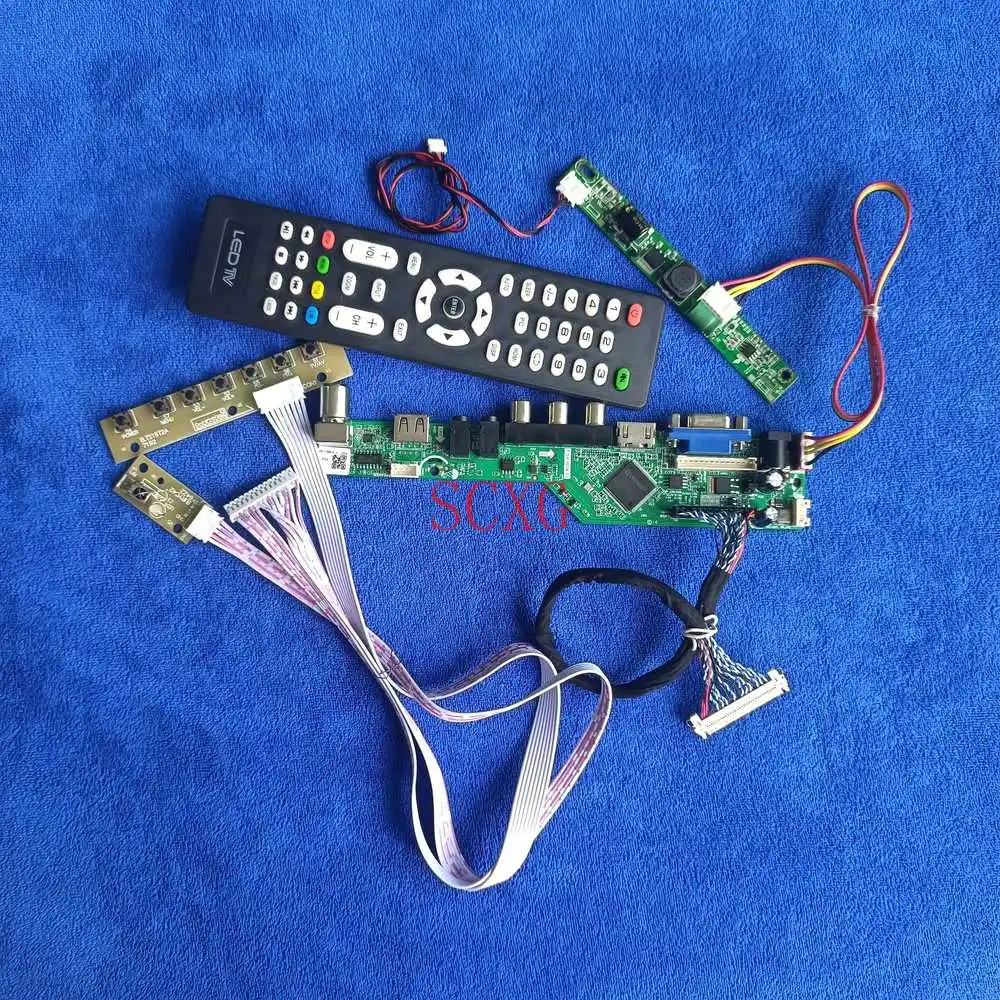 

VGA USB AV HDMI-compatible KIT LVDS 30 Pin Analog Signal Matrix drive controller board LED/LCD 1920*1080 Fit LM250WF2-TLA1/TLB1
